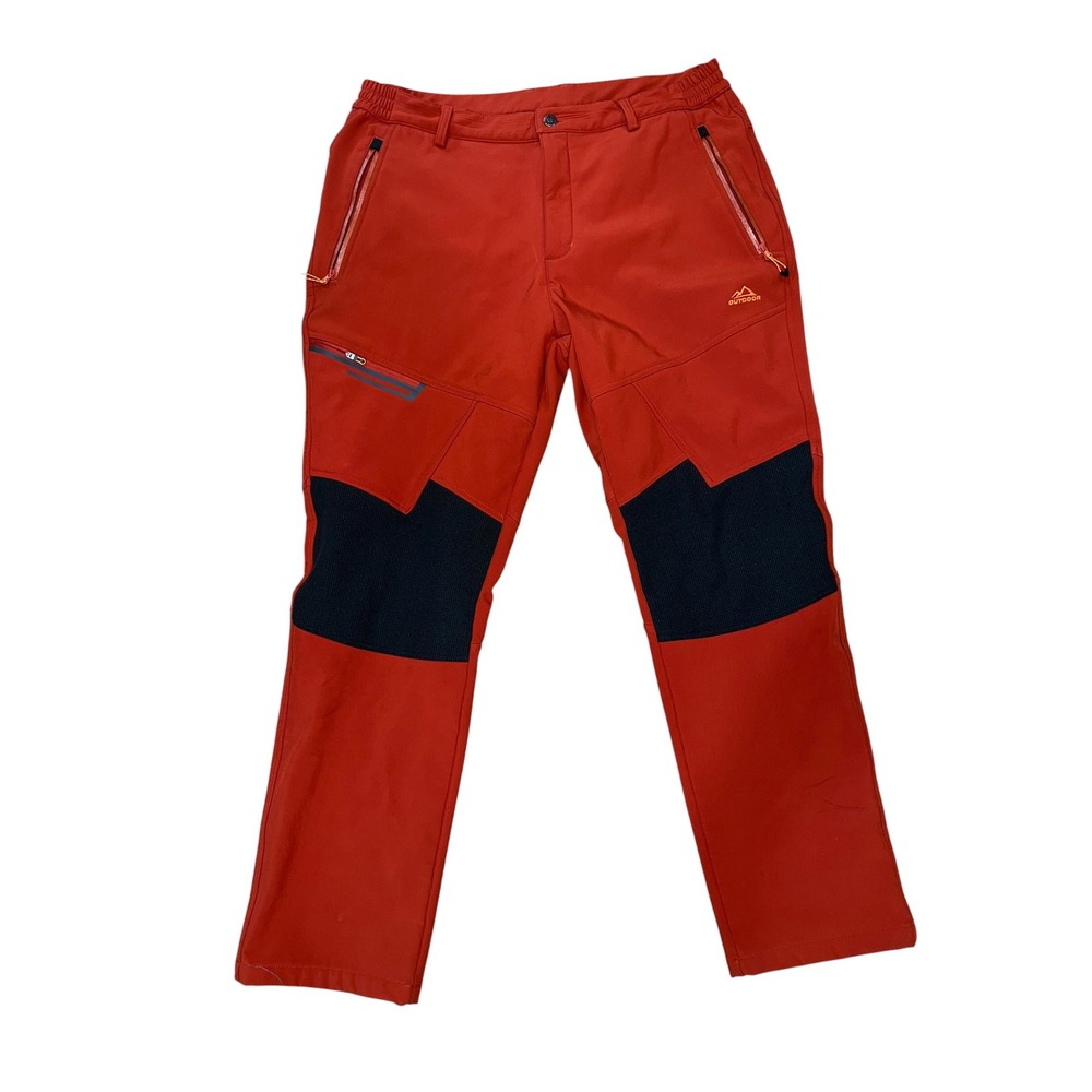 Outdoor Snow Pants Fleece Lined Softshell‎ Ski Winter Thermal Gorpcore 38x31